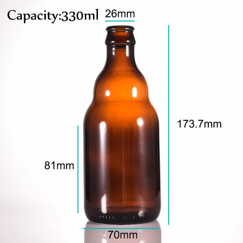 Botellas De Cerveza De Vidrio Vacías Marrón 500ml