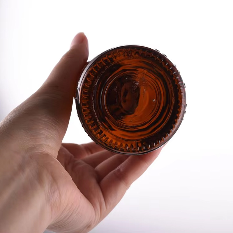 Botella vacía al por mayor del top del tirón de la cerveza de Brown 330ml 500ml 1000ml