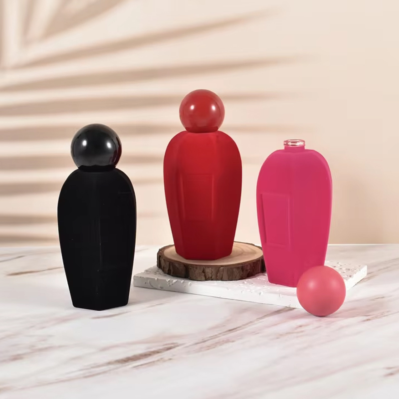 Botellas de vidrio con fragancia coloridas y lujosas personalizadas