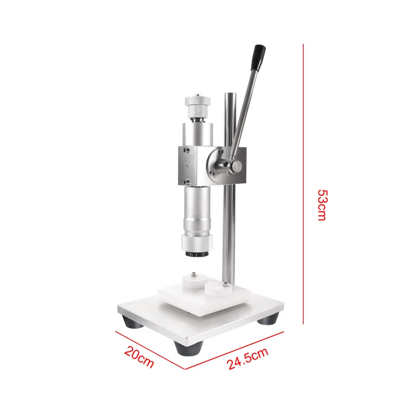 Máquina de llenado y taponado de botellas de perfume, herramienta de prensado manual para taponar botellas de perfume