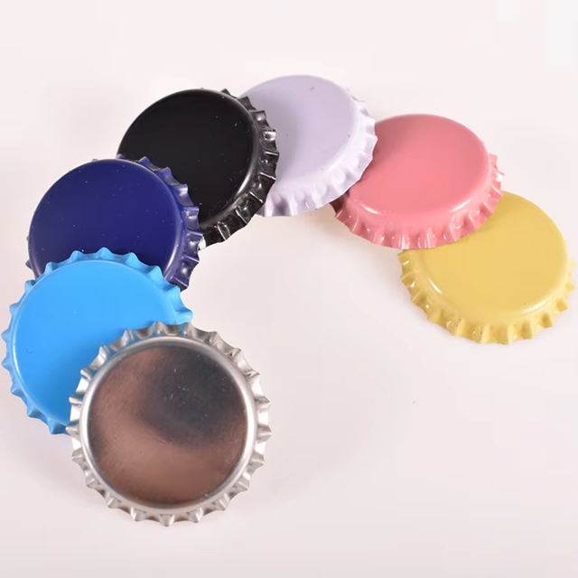 Proveedores de tapas de corona de color 26 mm 29 mm personalizados 