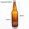 Botellas De Cerveza De Vidrio Vacías Marrón 500ml