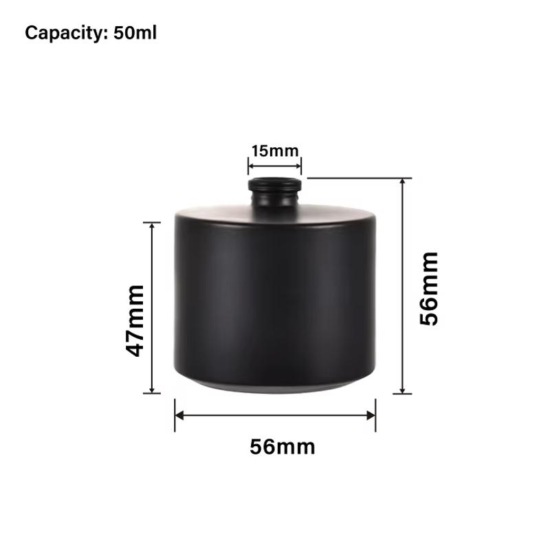  Botella de perfume personalizada de lujo de 50 ml con embalaje en caja