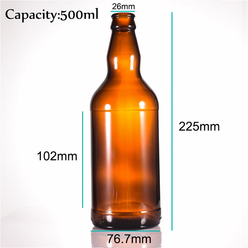 Botellas De Cerveza De Vidrio Vacías Marrón 500ml