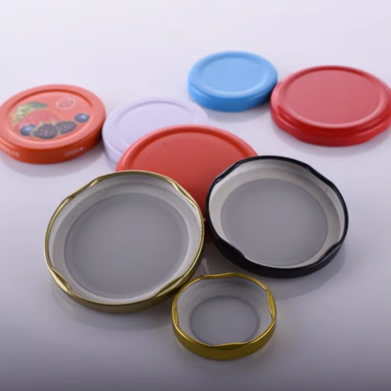 Tapas giratorias de metal de hojalata Tapa de lengüeta