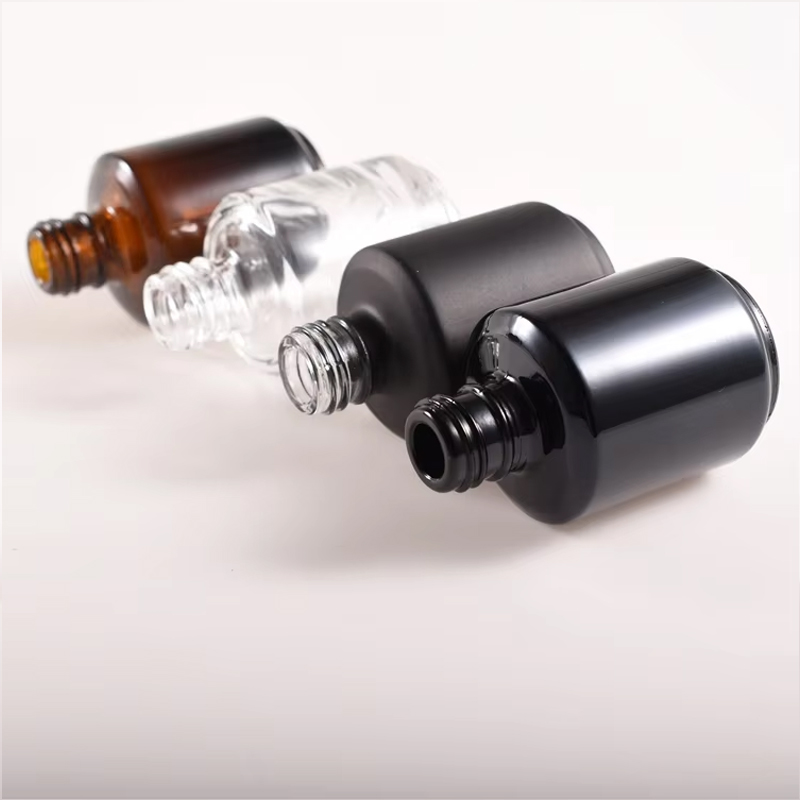 Botella de esmalte de uñas de 15 ml con tapa para cepillo