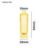 Botellas de perfume de tamaño de viaje, botellas de spray de vidrio transparente de 30 ml para perfume, botellas de perfume de color recargables, contenedor de aceite cosmético