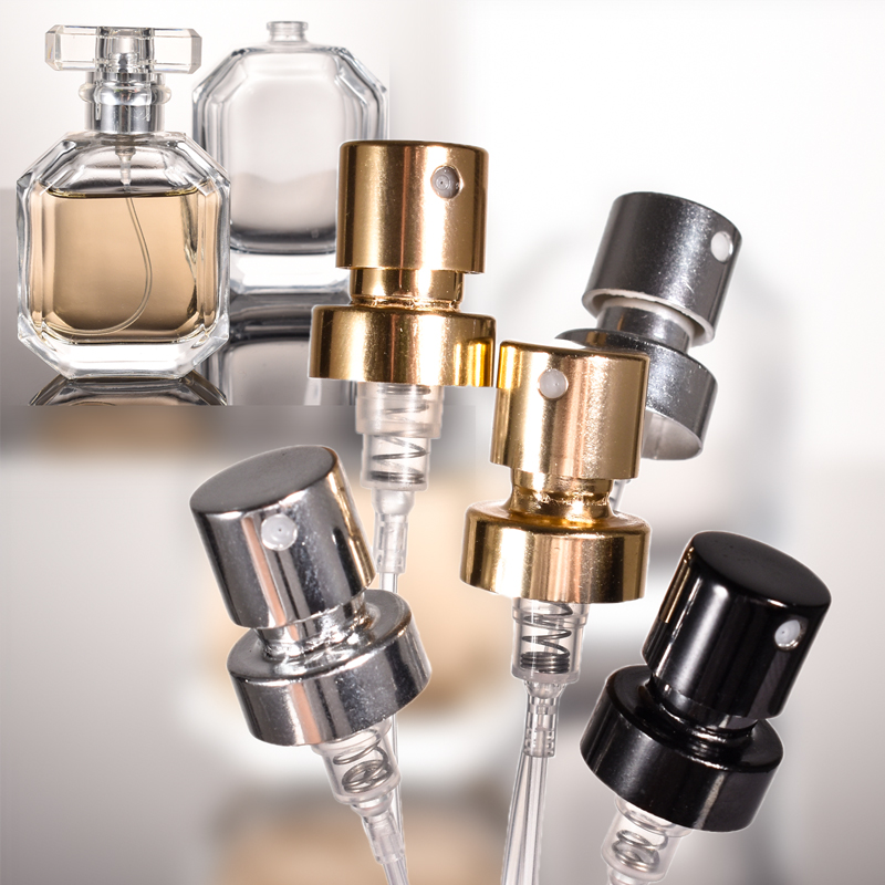 Atomizador del perfume del espray de la bomba de la encrespadura del rociador de la botella de perfume de 13m m 15m m