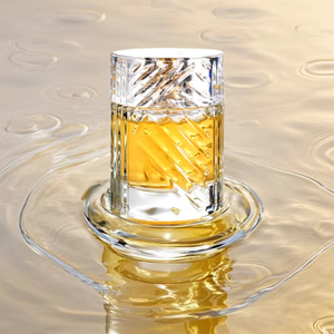 Botella de perfume del modelo 50 ml 100ml botella de perfume de cristal del espray de cristal de la forma del cilindro