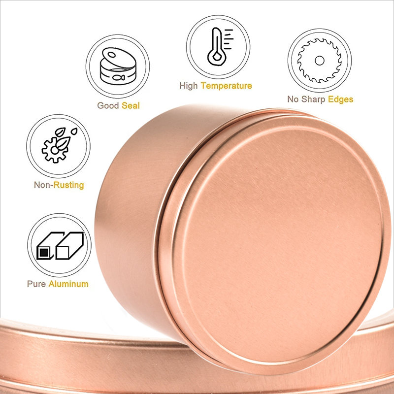 Tarro de vela perfumado de metal vacío de lata 250ml de vela al por mayor