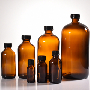 Botella De Vidrio Redonda De Boston al por mayor