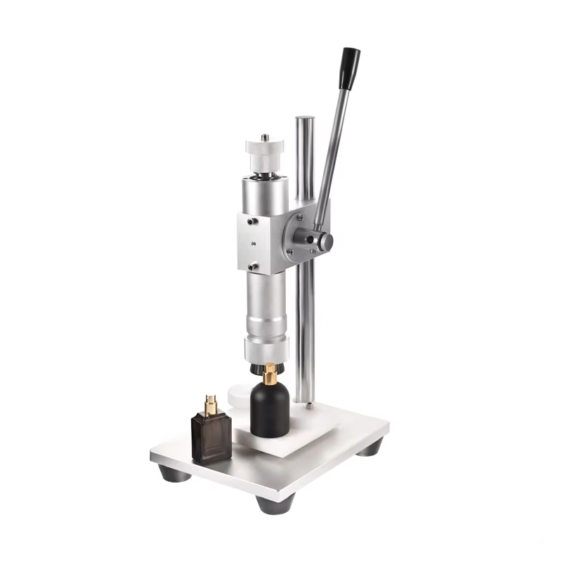 Máquina de llenado y taponado de botellas de perfume, herramienta de prensado manual para taponar botellas de perfume