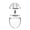 Botella de perfume de viaje con forma de huevo popular comercial de 100 ml 