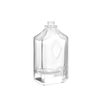 Fabricante de botellas de perfume de vidrio transparente de lujo, botellas de perfume vacías personalizadas, venta al por mayor, 100 ml