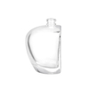 Comercio al por mayor Apple en forma de botella de perfume de vidrio de 100 ml con tapa dorada