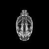 Empaquetado de encargo de lujo de la fragancia de la botella de perfume de cristal facetada en forma de corazón